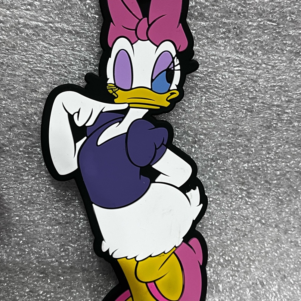 Disney Mickey and Friends Donald & Daisy luggage Bag Tags - Blue and Purple - Picture 3 of 4